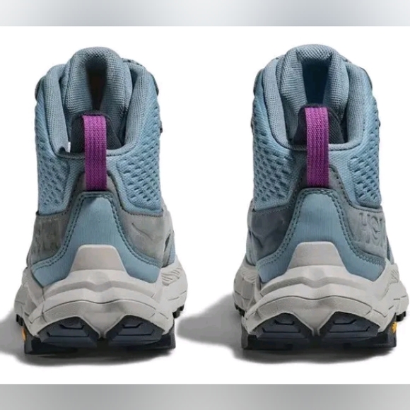 Hoka One One Anacapa Gore-Tex Mid Vibram Hiking Boots Shoes Blue Size 7.5 - Picture 10 of 15